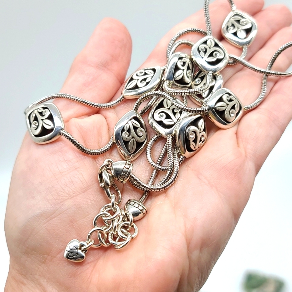 Brighton "EVE'S MAGIC" XL Layering Necklace w/ Abstract Diamond Stations - Picture 13 of 15